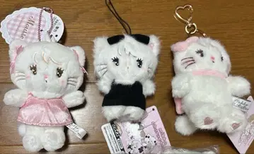 미코 mikko 무스 봉제 인형 마스코트 키링 3세트