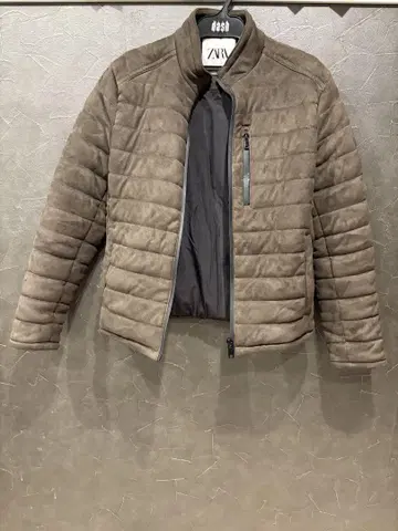 ZARA 브라운 퀼팅 자켓 S