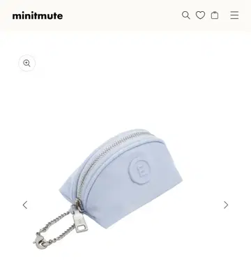 minitmute clo pouch keyring blue bell