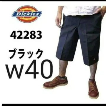 새상품 40 BK 하프 팬츠 디키즈 블랙 42283