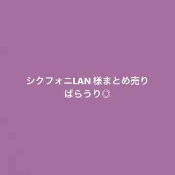 시쿠포니 LAN 님 묶음 판매