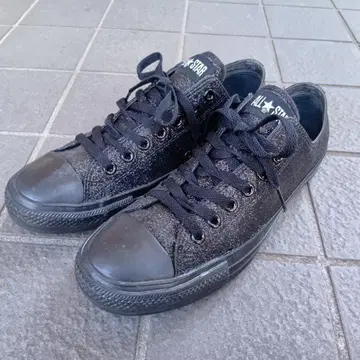 converse 컨버스 올스타 글리터 29cm 라메 블랙