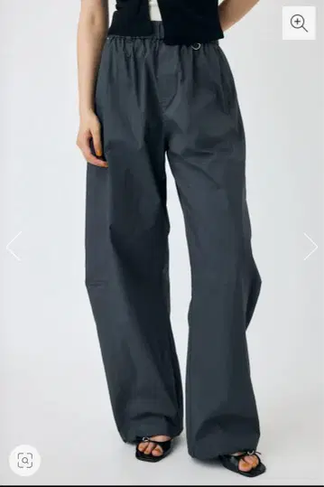 moussy CURVED LINE 이지 팬츠
