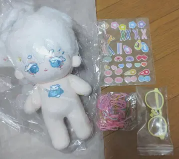 무속성 봉제 인형 시로쿠마 20cm 뼈 없음 세트