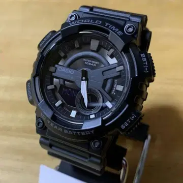 [새상품] 카시오 CASIO 남성용 손목시계 AEQ-110W-1B 블랙