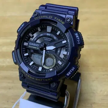 [새상품] 카시오 CASIO 남성용 손목시계 AEQ-110W-2A 네이비