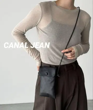 [ CANAL JEAN ] El mar 가죽 미니백