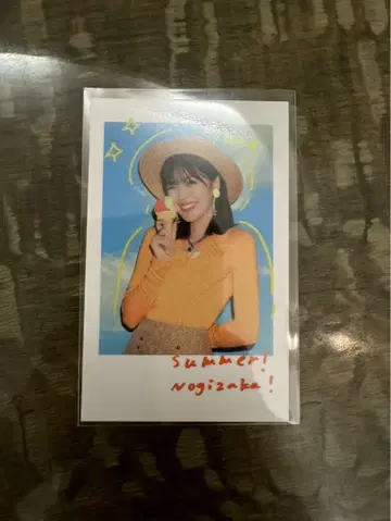 노기자카46 시바타 유나 NOGI CAFE 노기 카페 폴라로이드풍 스티커