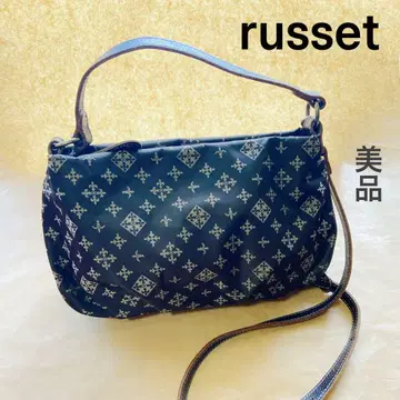 russet 러셋 경량 2WAY 숄더백 새상품급 브라운/오봉 한정판