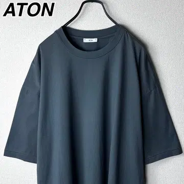 ATON 오버사이즈 티셔츠 SUVIN COTTON 에이톤