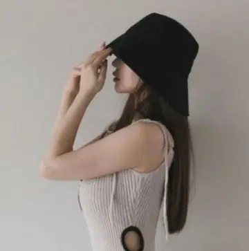 앤드마리 버킷햇 블랙
