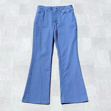 레어 70년대 USA 제작 Wrangler 벨보텀 플레어 팬츠 블루