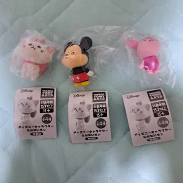 디즈니 가챠가챠 가샤폰 울지 않는 아이 2탄 3종 세트