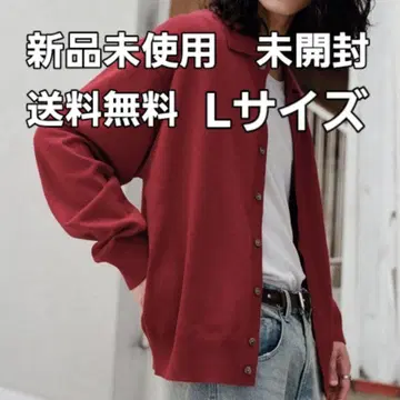 WIM 위임 빨간색 T/C BASIC KNIT SHIRT CARDIGAN