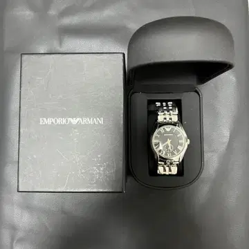 EMPORIO ARMANI 남성용 워치 블랙 손목시계
