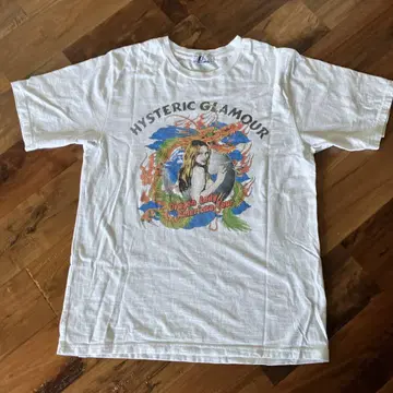 HYSTERIC GLAMOUR 드래곤 걸 티셔츠 M size