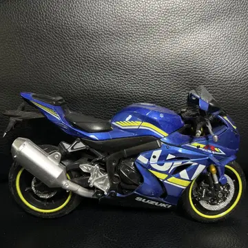 SUZUKI GSX-R1000 바이크 모델 블루 약 1/12 스케일