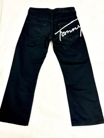 [Tommy] 타미힐피거 자수 디자인 루즈 스트레이트 팬츠