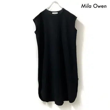 Mila Owen 미라 오웬 슬리브리스 원피스 와플 소재
