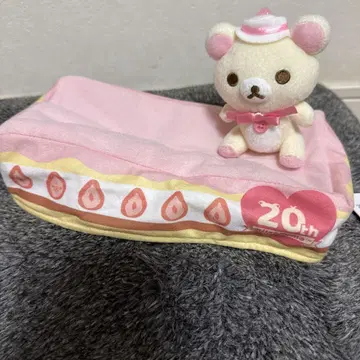 코리락쿠마 20주년 티슈 케이스 커버 미사용 새상품