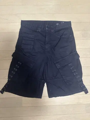 ZARA 카고 버뮤다 팬츠 숏팬츠 릭 Y2K 밀리터리