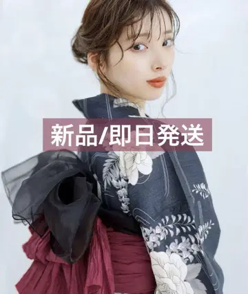 새상품 Dita 디타 [나기의 등나무 물결] 유카타 5세트