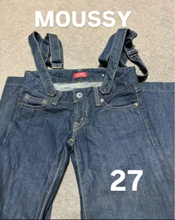 moussy 마우지 27 서스펜더 데님 2way