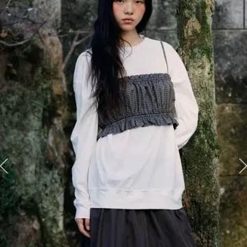 monoha 셔링 블라우스 셔링 탑 블라우스