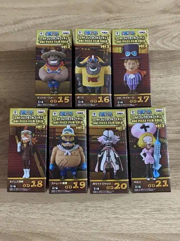 WCF ONE PIECE FILM GOLD VOL.3 피규어 총 7종