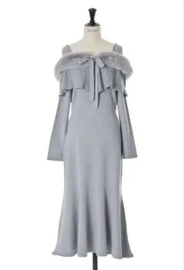 herlipto Ritz Faux Fur Mermaid Dress