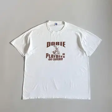 90년대 USA 러셀 ATHLETIC 러셀 프린트 티셔츠