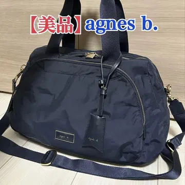 [새상품급] agnes b. 아녜스 베 보스턴 백 2way 네이비
