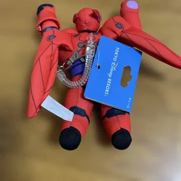새상품 베이맥스 스트랩 빨간색