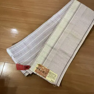 하카타오리 순수 실크 본고장 치쿠젠 옅은 핑크 특선