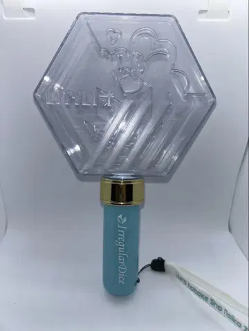 이레귤러 다이스 육각형 응원봉 스카이블루