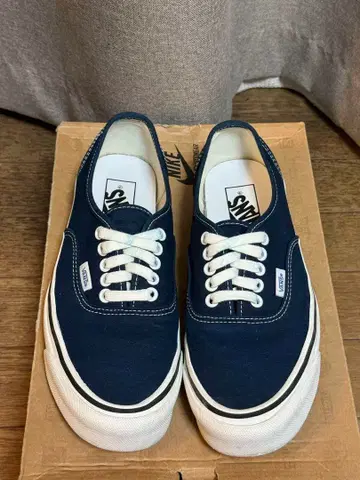 반스 어센틱 애너하임 팩토리 드레스 블루 25.5cm