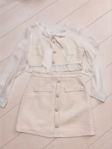 아이보리 셋업 M