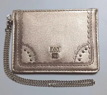 ANNA SUI 카드 케이스 골드 핑크