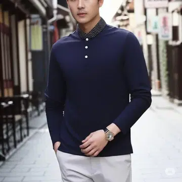 [새상품급] ACTIVE OUTDOOR 넥 라인이 멋스러운 피케 셔츠 L