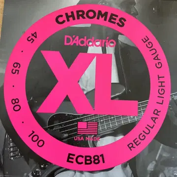 다다리오 ECB81 베이스 기타 줄 플랫와운드 새상품 정품
