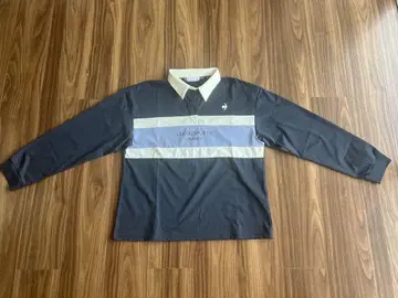 LE COQ SPORTIF 긴팔 피케 셔츠 네이비