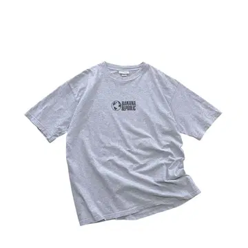 90s BANANA REPUBLIC 지구 로고 티셔츠 USA 제작