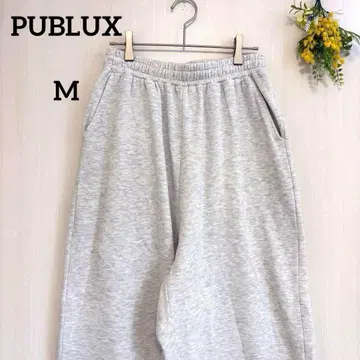 [퍼블릭스] 빅 PUBLUX 와이드 속기모 스웨트 팬츠 M