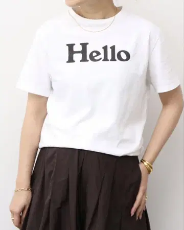 Deuxieme Classe [매디슨 블루] HELLO 티셔츠 새상품급