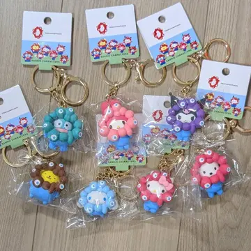 [ 7개 세트 ] 먝쿠먝쿠 코스프레 입체 마스코트 키링 컴플리트