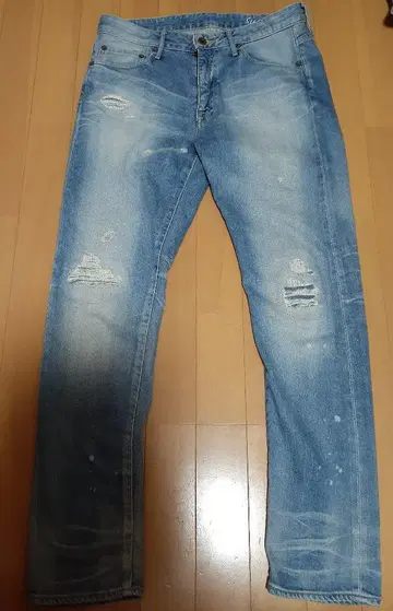 JAPAN BLUE JEANS 데미지 리페어 데님 30