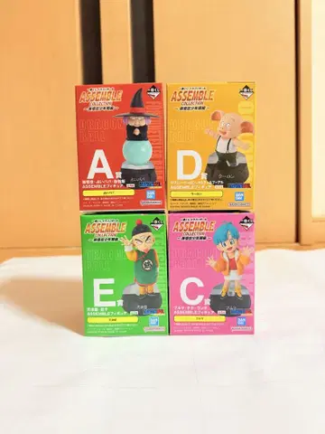 드래곤볼 어셈블 컬렉션 A상, C상, D상, E상, 피규어 세트