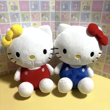 헬로키티 미미 봉제 인형 2개 세트 산리오