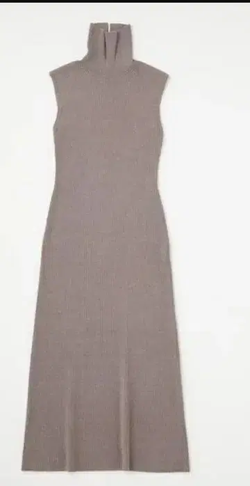 MOUSSY 마우지 [ 슬리브리스 롱 니트 원피스 ]