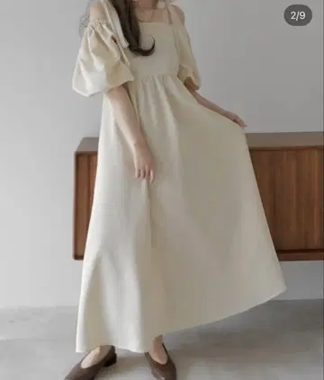 Alumu 2way shoulder tulleribbon onepiece
